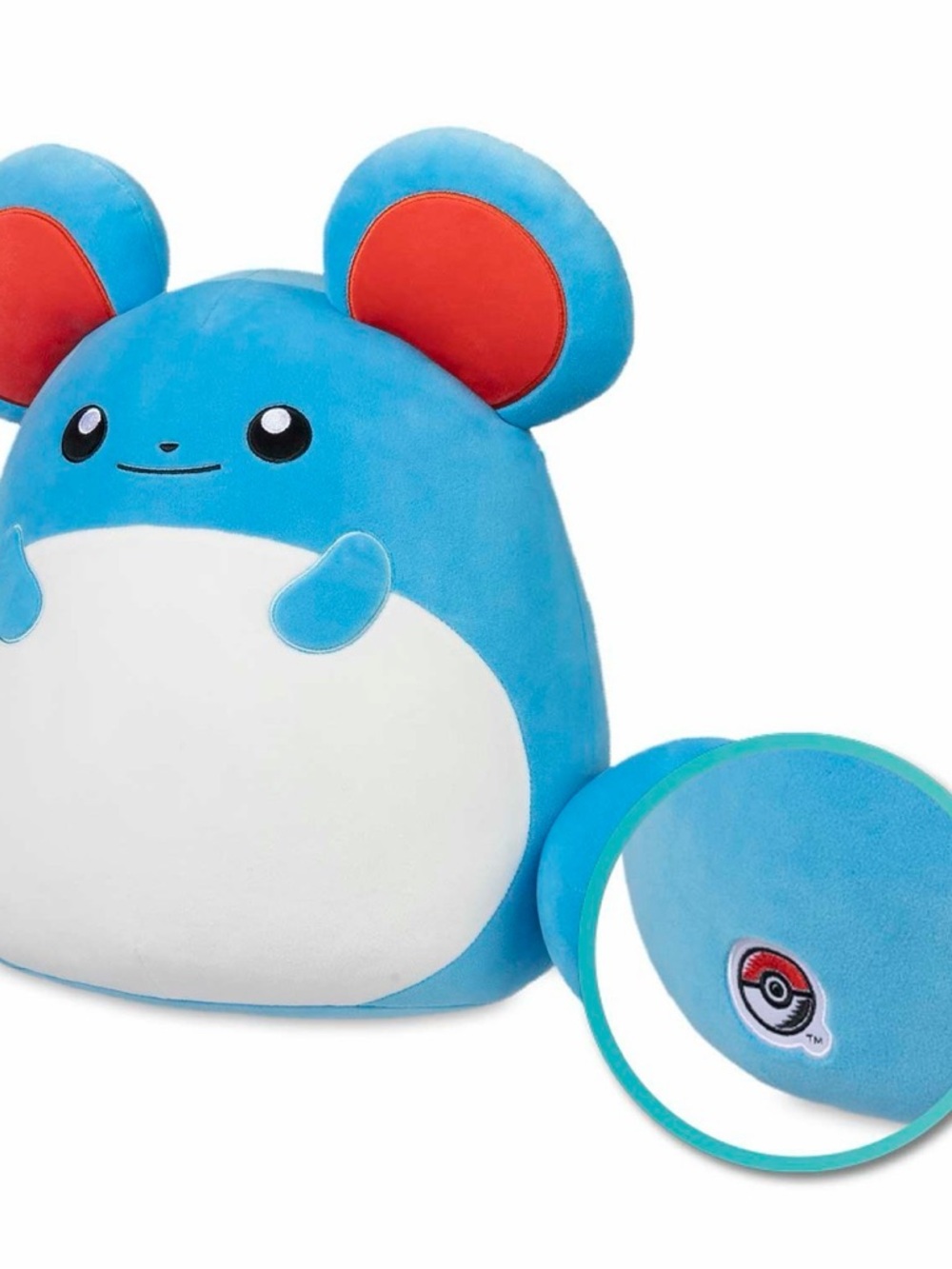 Pokemon Marill Plush - Blue, White, Orange